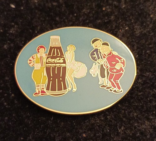 Pin tintin marilyn coca cola - pin's,
