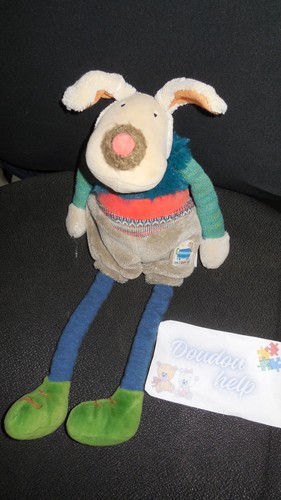 Doudou peluche chien - chien, zacky