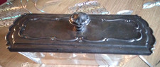 Ancien Plat En Verre Pour