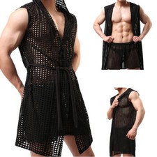 Hommes Kimono Transparent
