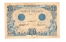 France billet francs bleu - francs,