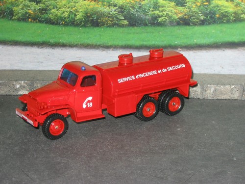 Camion citerne gmc pompiers - camion,