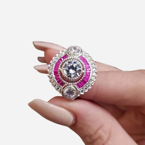 Bague fiançailles vintage - de,
