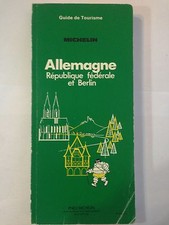 GUIDE VERT MICHELIN ALLEMAGNE BERLIN 1979 GUIDE TOURISME PNEU