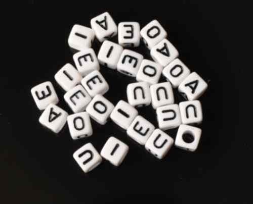 Pièces 7mm cube blanc - pièces,