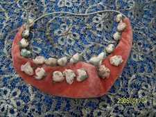 Ancien bandeau en velours de