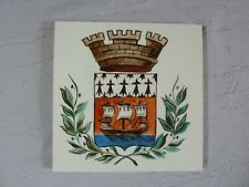 Carreau ancien en faïence de