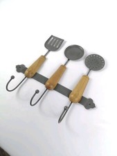 Accroches torchons cuisine 3 crochets Campagnard  Déco Vintage