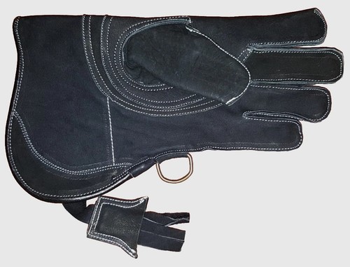 Gant fauconnerie cuir - de, en