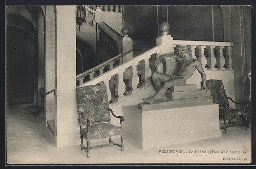 Cpa vendeuvre château - le,