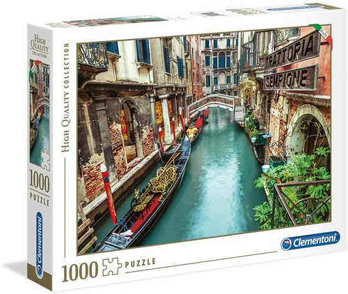 Puzzle canal venise 1000 - canal,