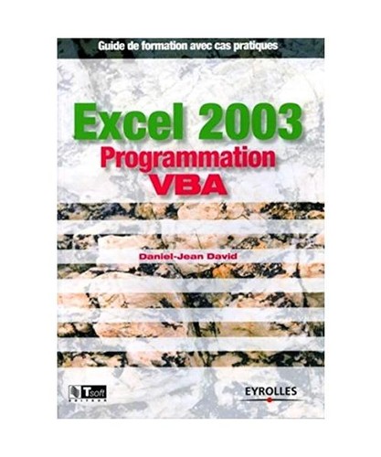 Excel 2003 programmation vba - excel,