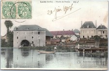 72 LUCHE - Moulin de ponton.