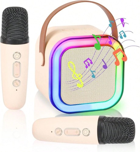 Mini karaoke machine mics - machine, 2