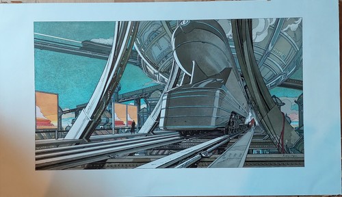 Afiche schuiten france rail - afiche,