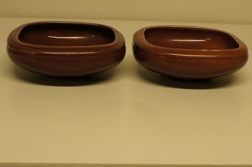 Paire bols poterie d art - de, en