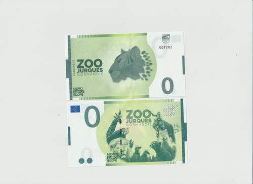 Billet zéro euro france - billet,