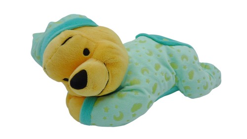Peluche winnie ourson vert - winnie, l'ourson