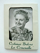 10 photos NB signé Jean Costume Breton Femme Coiffe Bretagne Sud La Cornouaille 