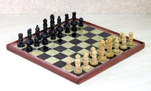 Jeu échecs pierre avec - d'échecs,