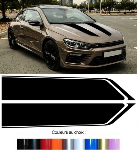 Bandes capot racing pour - racing, vw