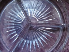 Plat En Verre À Compartiments