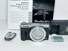 Canon PowerShot G7 X Mark III Argent avec boîte d'origine