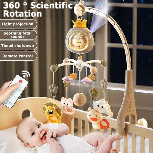 Baby crib mobile with - ​baby,