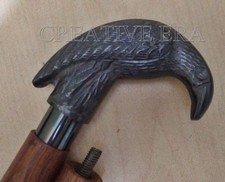 Ancienne canne à pied en bois