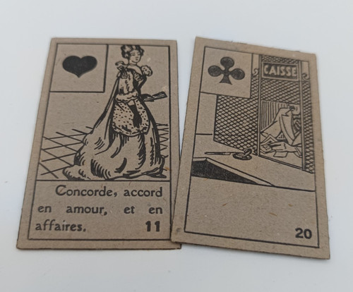 Jeu cartes tarot - de, 2