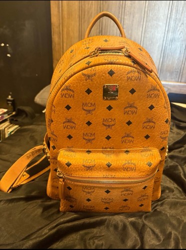 Mcm cognac viestos medium size - cognac, medium-size