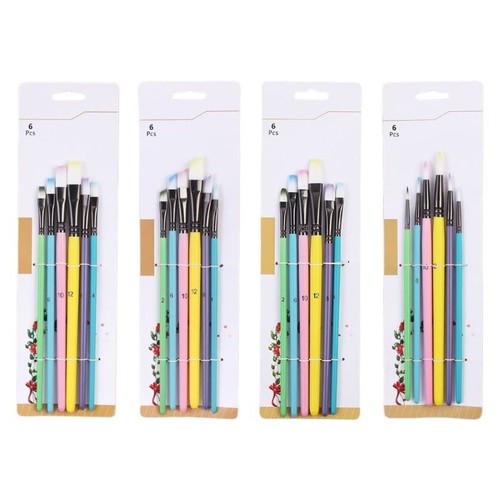 6pcs pinceaux professionnels - 6pcs,