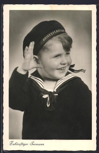Zukünftiger seemann - ak, "zukünftiger