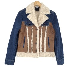 Veste En Jean Sherpa Vintage