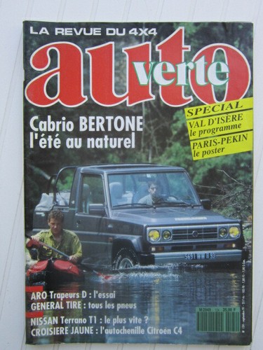 Auto verte 4x4 124 cabrio - verte,