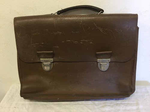 Ancienne sacoche ptt cuir - ancienne,