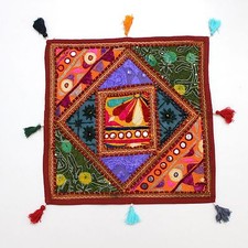 Housse de coussin de canapé vintage patchwork traditionnel décoration intérie...