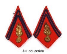 Paire Pattes de col Officier