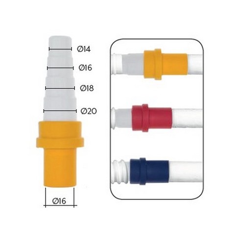 Adaptateur tuyau rigide - , Ø