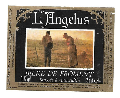 Etiquette bière de froment - etiquette,