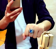 Bague homme argent massif 925