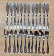 12 couverts à poisson inox -