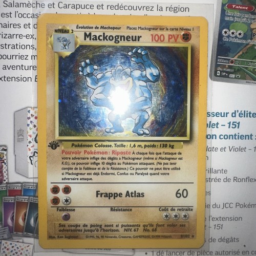 Pokemon card mackogneur - pokemon,