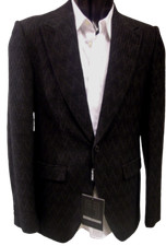 Veste Homme Noir Uni Signée
