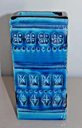 Vase rectangulaire rimini bleu - rectangulaire,