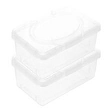  2 Pcs Boîte À Lingettes