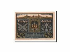 [#358883] Billet, Allemagne, Neustadt a.d Orla Stadt, 50 Pfennig, personnage, 19