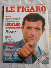 FIGARO MAGAZINE 26/9/1987