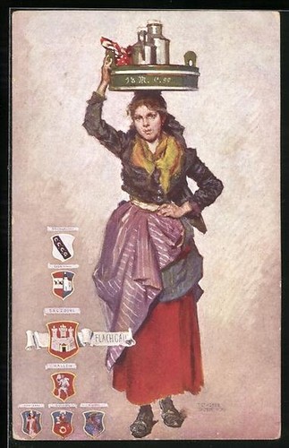 Carte postale artiste - carte,