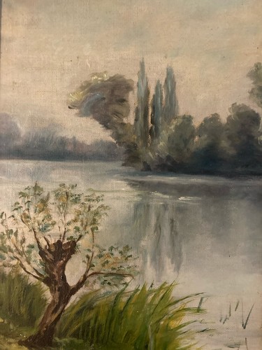 Peinture huile sur toile - huile,